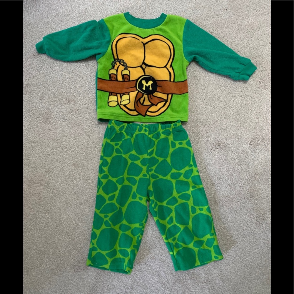 Nickelodeon TMNT Ninja Turtle Fleece Outfit